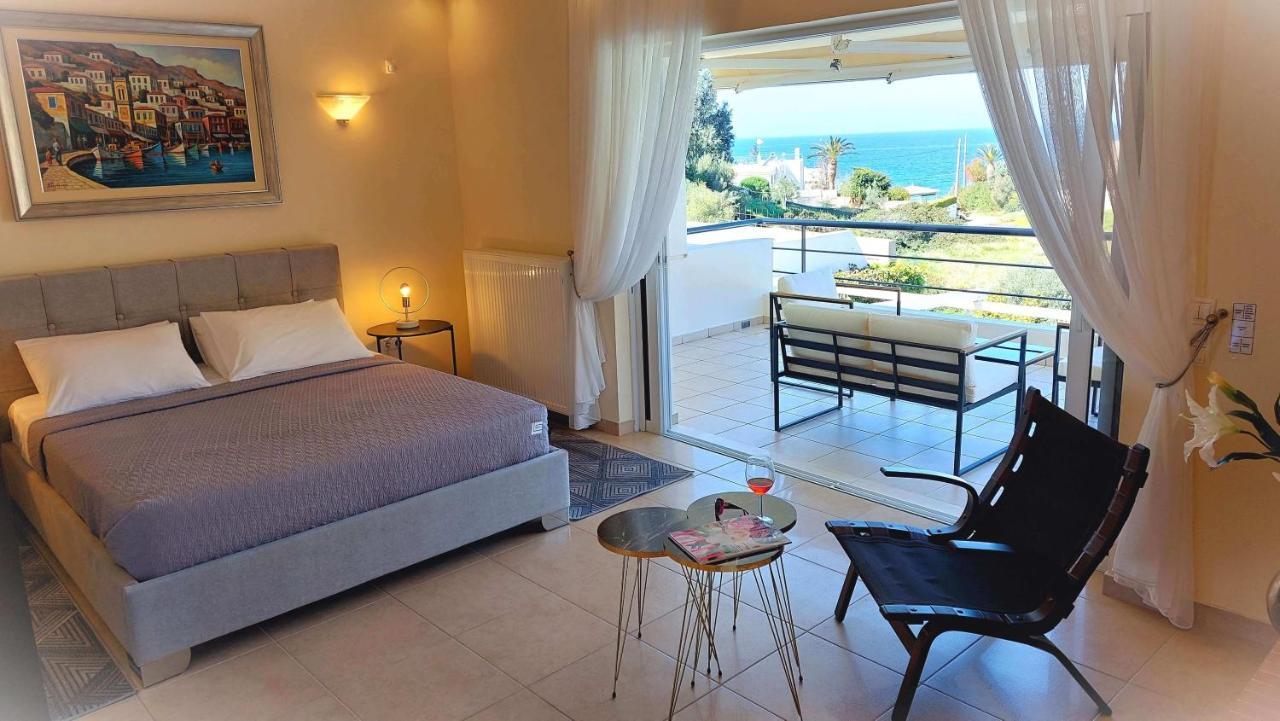 Holiday Villa Sunjoy Close To The Beach Sounion Exterior photo